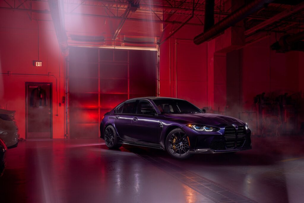 BMW M3 violet