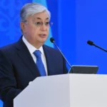 Kazakh President Qasym-Zhomart Toqaev