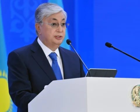 Kazakh President Qasym-Zhomart Toqaev