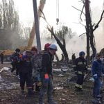 shelling in Zaporizhzhia, Ukraine