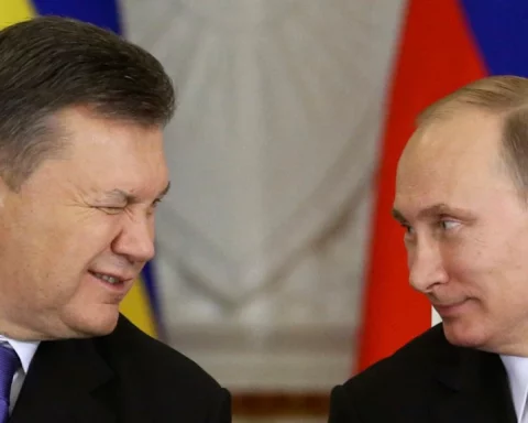 President Viktor Yanukovych and putin