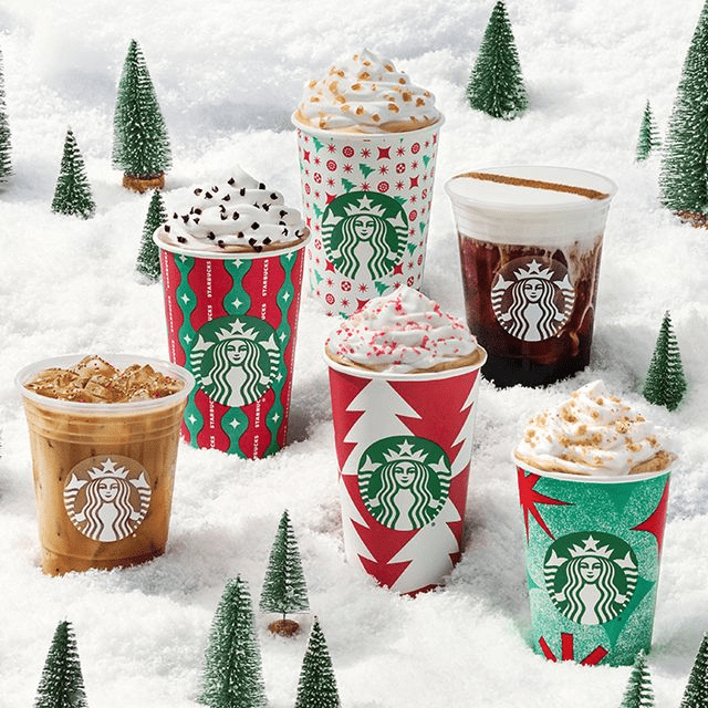 starbucks holiday cups