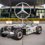 Chassis of a Mercedes-Benz 300 SL Coupé (W 198) from 1954
