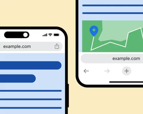 Chrome address bar in iOS