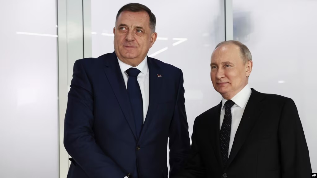 Milorad Dodik and Putin