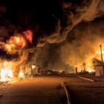 Russian strike in Mykolayiv