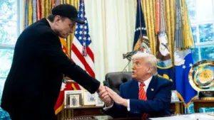 President Donald J. Trump and tech mogul Elon Musk